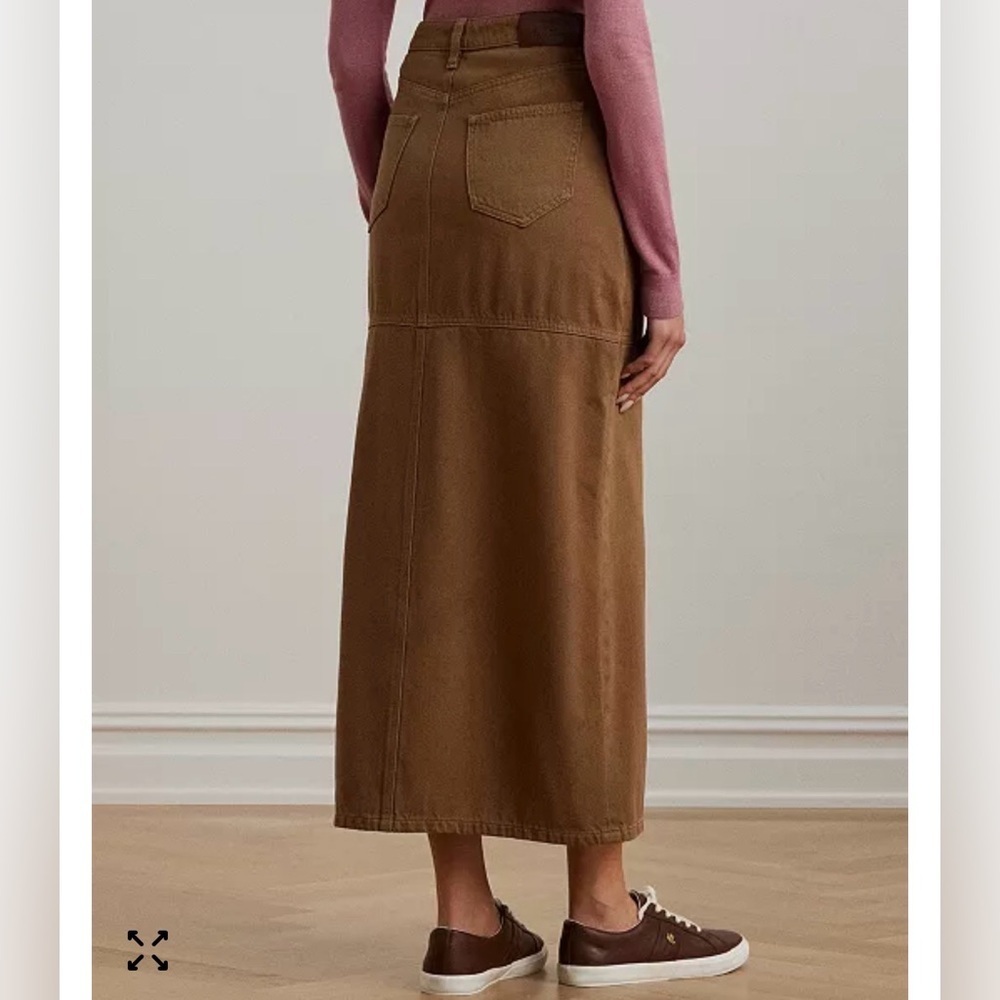 Lauren Ralph Lauren classic denim maxi pencil skirt size 16W New with tag - Picture 5 of 11
